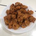 Cooksnap Nur Imtiyaz semasa beliau membuat Sotong Celup Tepung.