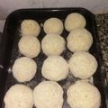 El cooksnap de Sol Rodriguez cuando hizo Bombas de papa, jamón y queso.