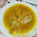 El cooksnap de Ruben Leon Alba cuando hizo Pollo en salsa de Naranjas.