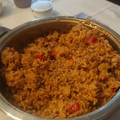 El cooksnap de Almudena Collado cuando hizo Arroz meloso con carne picada y pimiento.