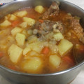 El cooksnap de Laura Gutierrez cuando hizo Costillas de cerdo con patatas.