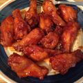Aj Leverett's cooksnap of when they made Kelly's Kickass Wings.