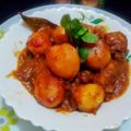 Vandana Johri का कुकस्नैप जब उन्होंने काठियावाड़ी लहसुनिया बटाटा (Kathiyawadi lahsuniya batata recipe in hindi) बनाया था।