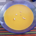 El cooksnap de Angeles Baixauli cuando hizo Crema de calabaza con queso azul con thermomix.