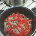 El cooksnap de Jorge Govea Soler cuando hizo Fajitas de arrachera con pimientos.