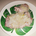 El cooksnap de Ingrid Parra Diaz cuando hizo Chuletas de cerdo encebolladas.