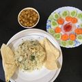 chaitali ghatak का कुकस्नैप जब उन्होंने छोले चावल (chole chawal recipe in Hindi) बनाया था।