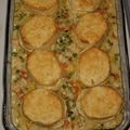bompa 's cooksnap of when they made Cast iron chicken pot pie.