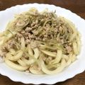 ままばなな1020's cooksnap of when they made みょうがの焼きうどん.