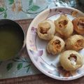 mitu madlani's cooksnap of when they made પાણીપુરી (Panipuri Recipe In Gujarati).