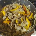 El cooksnap de Adrián Cardinali cuando hizo Relleno para Tacos de Carne.