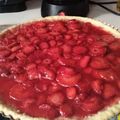 El cooksnap de Corina Caro cuando hizo Kuchen de frutilla.