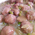 El cooksnap de 🍴🍖mariaGL🍜🥂 cuando hizo Albondigas en salsa con champiñones y guisantes.