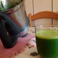 El cooksnap de Delfi cuando hizo Jugo verde.