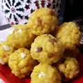 Harshida Thakar's cooksnap of when they made બુંદી ના લાડુ (Boondi Ladoo Recipe In Gujarati).