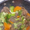 El cooksnap de Marcela Canales cuando hizo Carne de Res con Brócoli Tipo Chino.