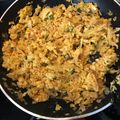 El cooksnap de Guillermo N cuando hizo Bacalao a bras receta portuguesa.