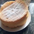 El cooksnap de san cuando hizo Bizcochuelo genoise.
