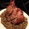 El cooksnap de franchita cuando hizo Pierna de Cerdo Rellena al Horno.