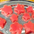 El cooksnap de La cocina de Silvia cuando hizo Gominolas de sandía.