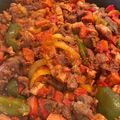 El cooksnap de fanny cuando hizo Discada estilo sonora (para 4 personas).