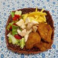 کوک اسنپ علی بعد از امتحان کردن سالاد سزار و شینسل مرغ🥗🍟.