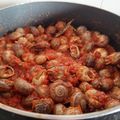El cooksnap de Khaleesi-Rous cuando hizo Caracoles en salsa.