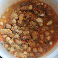 El cooksnap de Enrique Fernández Ruiz cuando hizo Garbanzos con bacalao.