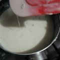 El cooksnap de Carolyn Peña cuando hizo Salsa blanca ashio.