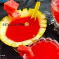 Satya Pandey का कुकस्नैप जब उन्होंने वाटरमेलन जूस (watermelon juice recipe in Hindi) बनाया था।