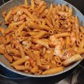 El cooksnap de Antonio Jesus Ruiz Jurado cuando hizo Pasta con gambas, setas y pesto rojo.