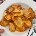 El cooksnap de Débora Cantero Martínez cuando hizo Chips de patatas fritas con pimentón.