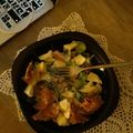 El cooksnap de Anita GR cuando hizo Ensalada rúcula, pera, jamón y queso.