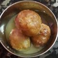 Barnali Debdas's cooksnap of when they made গোলাপ জামুন (golap jamun recipe in Bengali).