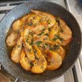 Lilla Balogh Cooksnap-ja, amikor elkészítette a(z) Fokhagymás garnéla fehérborban receptet.