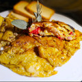 El cooksnap de Zaida TC @alquimiasfood cuando hizo Omelette de queso y verduritas.