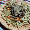 El cooksnap de Marta Gomez cuando hizo Lomo al ajillo.