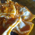 El cooksnap de Sofi Martin cuando hizo Ravioles caseros de ricota y nuez! Masa con curry 🤩.