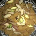 Dipika Bhalla का कुकस्नैप जब उन्होंने बेसन का हलवा (Besan ka halwa recipe in hindi) बनाया था।