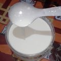 Johnie's cooksnap of when they made Vanilla yoghurt.