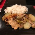 El cooksnap de Vero A Rivero cuando hizo Pata muslo con verduras al horno.