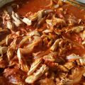 El cooksnap de Liz Fuentes cuando hizo Tinga de pollo estilo Rosy.