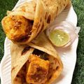 Seema Raghav का कुकस्नैप जब उन्होंने पनीर काठी रोल(paneer kathi roll recepie in hindi) बनाया था।