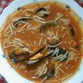 El cooksnap de josi E. cuando hizo Sopa de pescado.