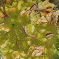 El cooksnap de Lion cuando hizo Aguachile verde 🍤🍤🥒🥬🍵🍤🍤.