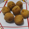 El cooksnap de Sarah Díaz cuando hizo Bombas rellenas de pollo picado y picante.