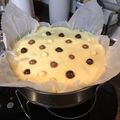El cooksnap de martina cuando hizo Tarta de galletas y queso al chocolate blanco.