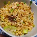 夜琴喵w 的 紅蘿蔔丁培根青花菜炒飯 cooksnap