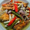Cooksnap Ziana Chesaad semasa beliau membuat Tenggiri masak cuka.