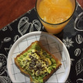El cooksnap de conni cuando hizo Tostadas de Aguacate y Huevo.